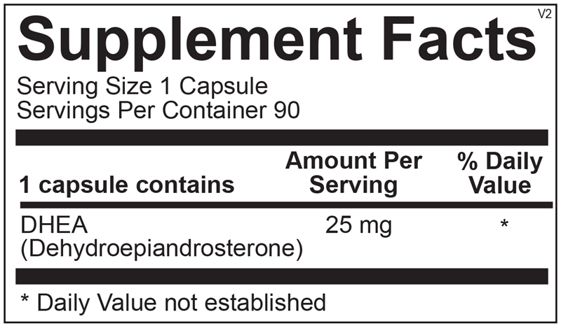 DHEA 25MG TABLETS