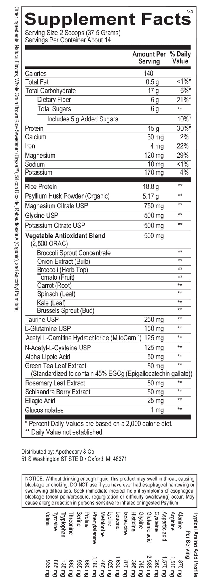 Essential Detox Powder Vanilla