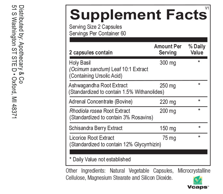 Adrenal Extract Essentials ( Previously Stress Essentials Plus)
