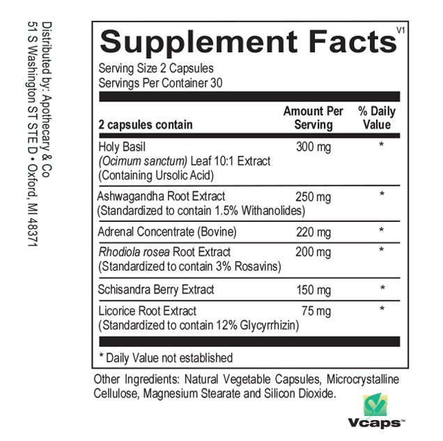 Adrenal Extract Essentials ( Previously Stress Essentials Plus)
